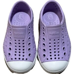 Native Jefferson Kids Lavender Purple EVA Slip On Water Shoes Sneakers C6